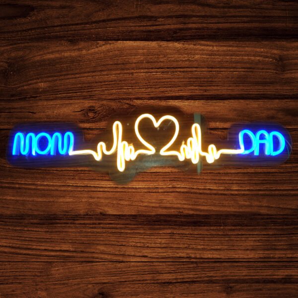 EternalBond Mom Dad Love Neon Board