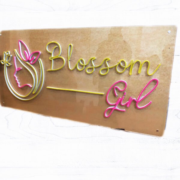 GlowGlam Custom Radiance Neon Sign Board for Beauty Parlour