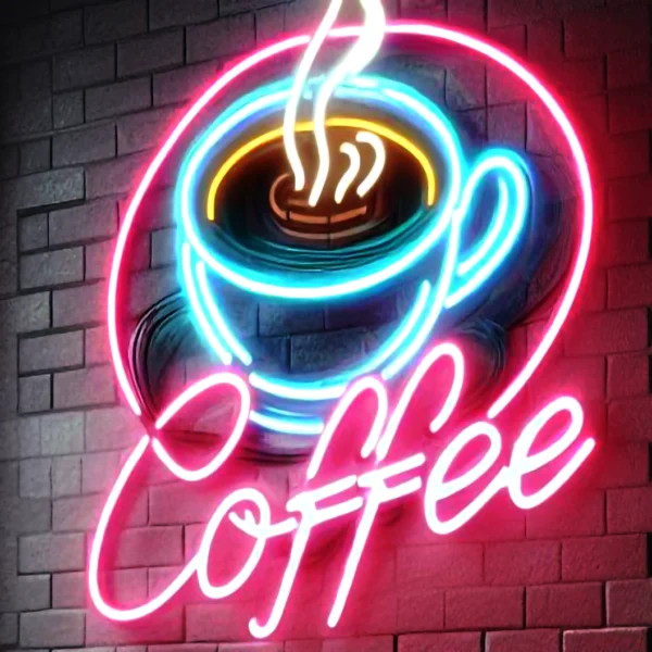 Aroma Ambiance Coffee Neon Sign