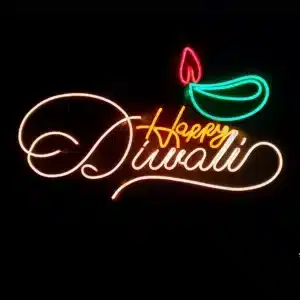 Happy Diwali Neon Light